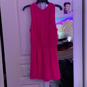 Hot Pink Romper